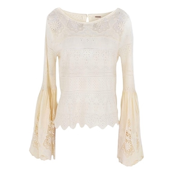 Free People Once Upon a Time Sweater in Ivory - Picture 5 of 13